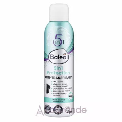 Balea 5in1 Protection Antitranspirant - 