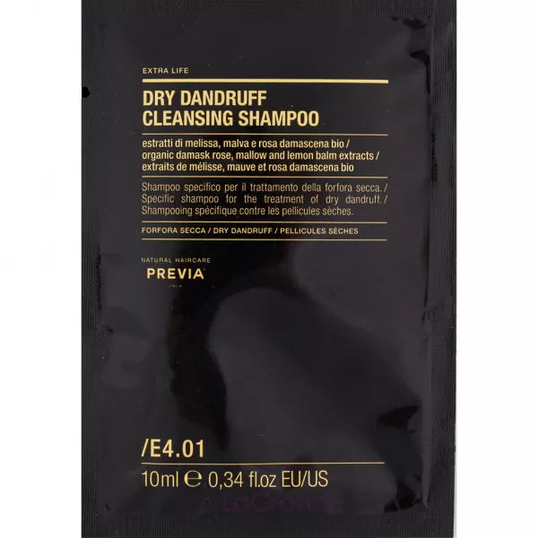Previa Extra Life E4.01 Dry Dandruff Cleansing Shampoo ������� ��������� ������ ����� �������