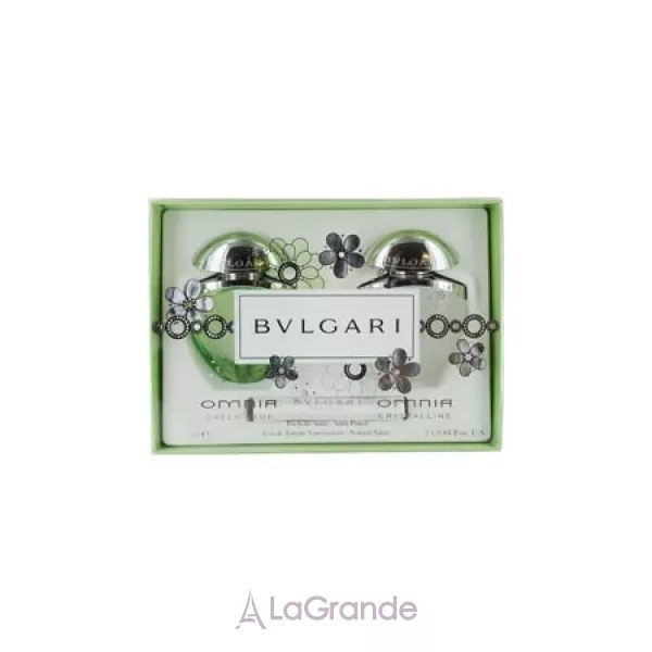 Bvlgari Omnia Green Jade ���� (�������� ���� Omnia Crystalline 25 �� + �������� ���� Omnia Green Jade 25 ��)