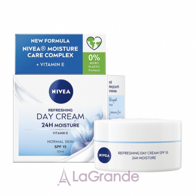 NIVEA Refreshing 24H Moisture Day Cream SPF15    