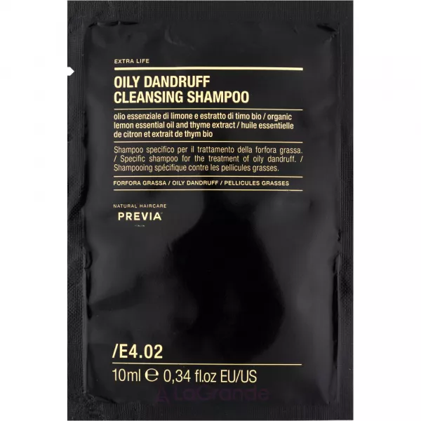 Previa Extra Life E4.02 Oily Dandruff Cleansing Shampoo ������� ��������� ������ ������ ������� (�������)