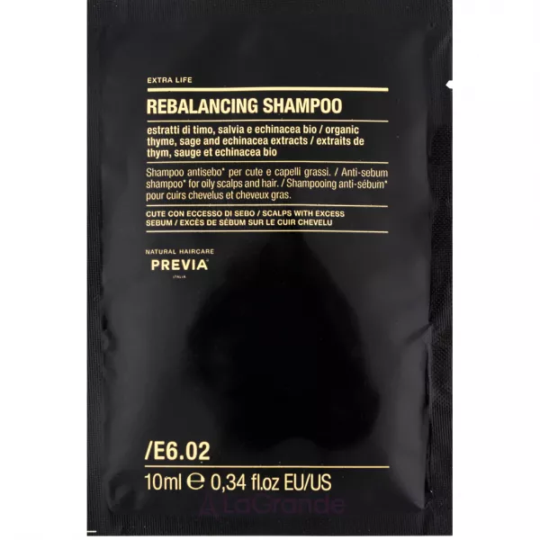 Previa Extra Life E6.02 Rebalancing Shampoo ���������������� ������� ��� ������ ���� ������ (�������)