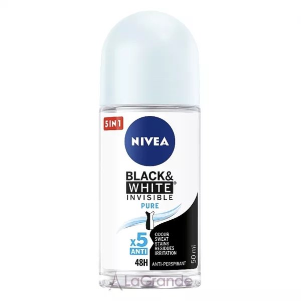 Nivea Black & White Invisible Pure Anti-Perspirant ��������� �������������� 