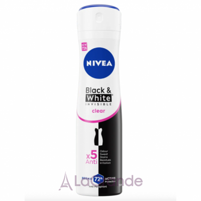 Nivea Black & White Invisible Clear - 