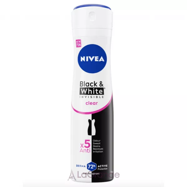 Nivea Black & White Invisible Clear �������������-����� 