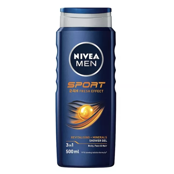 NIVEA MEN Sport 24H Fresh Effect Shower Gel ���� ��� ���� 3�1 