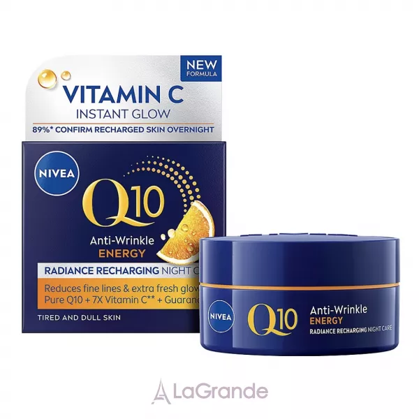 NIVEA Q10 Energy Radiance Recharging Night Care ������ ���� ������ ������ 