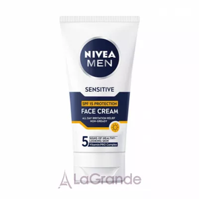 NIVEA MEN Sensitive Face Cream SPF15        