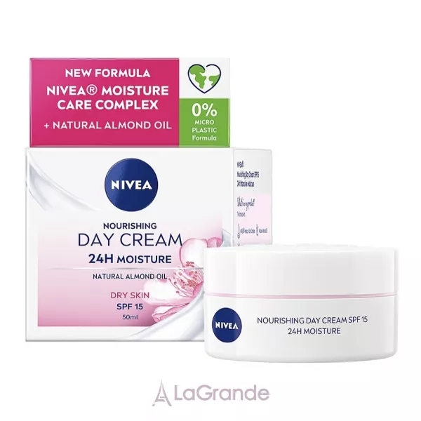 NIVEA Nourishing Day Cream 24h Moisture SPF15 ����������� ������� ���� 