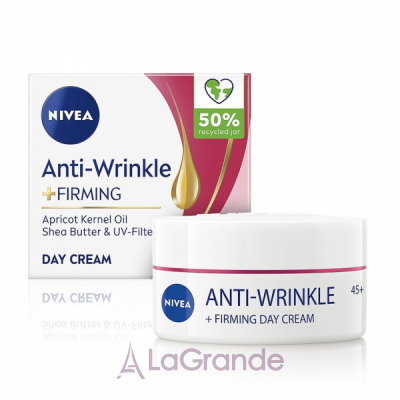 NIVEA Anti-Wrinkle + Firming Day Cream     +  45+