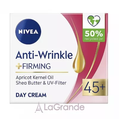 NIVEA Anti-Wrinkle + Firming Day Cream     +  45+