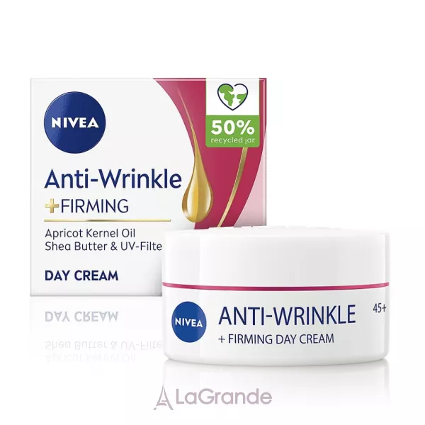 NIVEA Anti-Wrinkle + Firming Day Cream ������� ���� ������ ������ + ��������� 45+