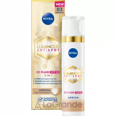 NIVEA Luminous 630 Antispot CC Fluid SPF 30   31