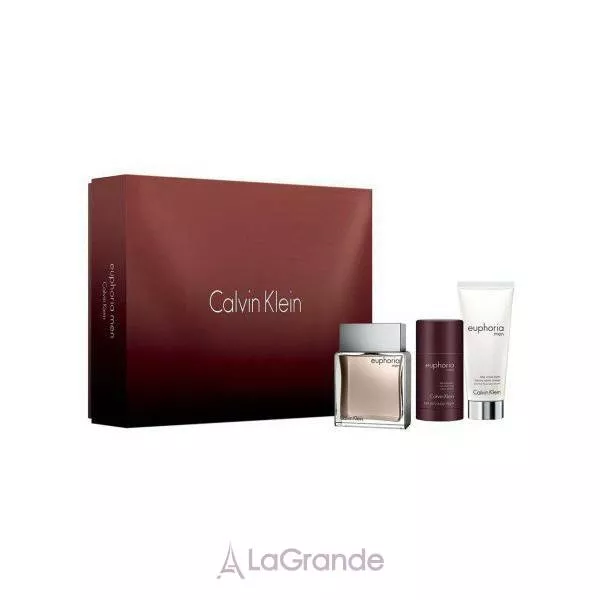 Calvin Klein Euphoria Men ���� (�������� ���� 100 �� + ������� ���� ������ 100 �� + ����������-��� 75 ��)