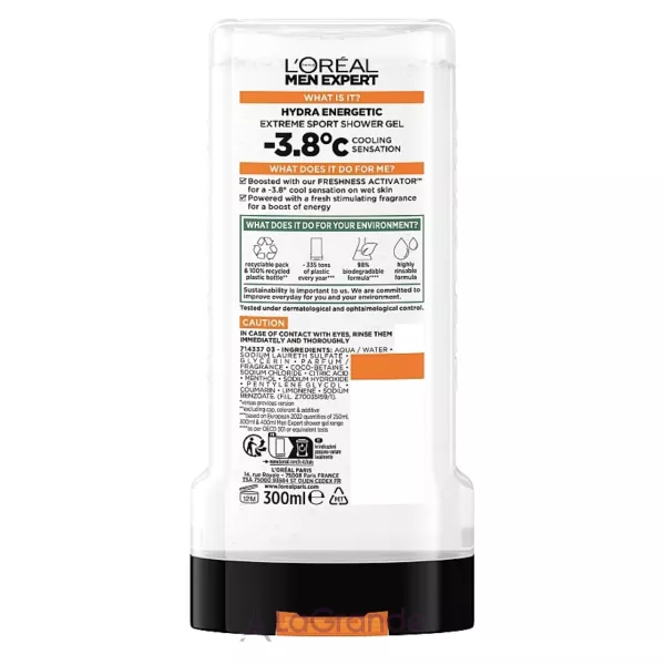 L'Oreal Paris Men Expert Hydra Energetic Extreme Sport Shower Gel ������� ���� ��� ���� 