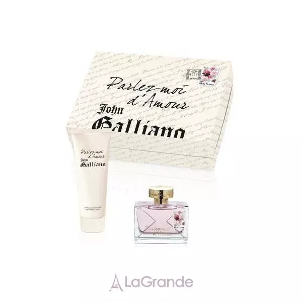 John Galliano Parlez-Moi d�Amour ����� (��������� ���� 80 �� + ��������� ���� 10 �� + ������ ��� ���� 125ml)