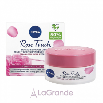 NIVEA Rose Touch Moisturizing Gel Cream  -   