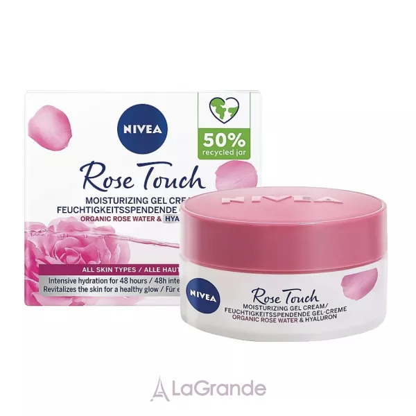 NIVEA Rose Touch Moisturizing Gel Cream �������������� ����-���� ��� ������� 