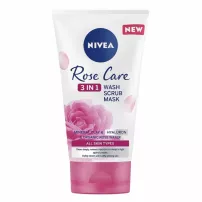NIVEA Rose Care 3in1 Wash Scrub Mask �������� ��� �������� ���� 3�1 ��� ���� ����� ����