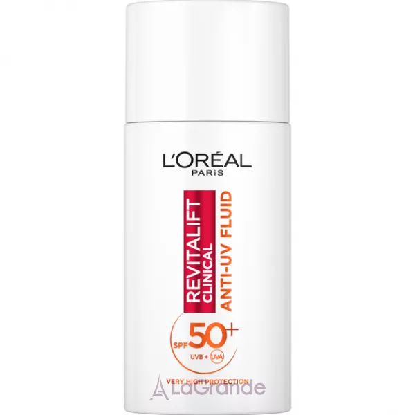 L'Oreal Paris Revitalift Clinical SPF50+ Anti-UV Fluid ����� � ������� � ��� ������� ������� SPF 50