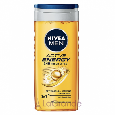 NIVEA MEN Active Energy 24H Fresh Effect Shower Gel    