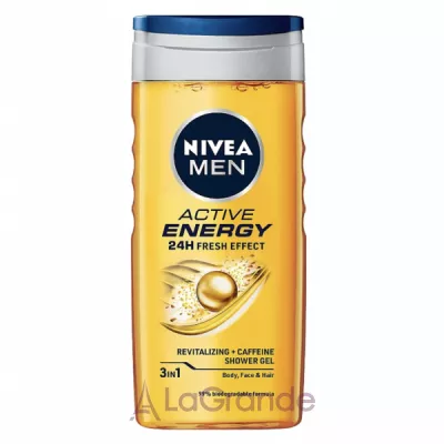 NIVEA MEN Active Energy 24H Fresh Effect Shower Gel    