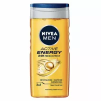 NIVEA MEN Active Energy 24H Fresh Effect Shower Gel ���� ��� ���� "�������� �������" 3�1 ��� ����, ���� � �����