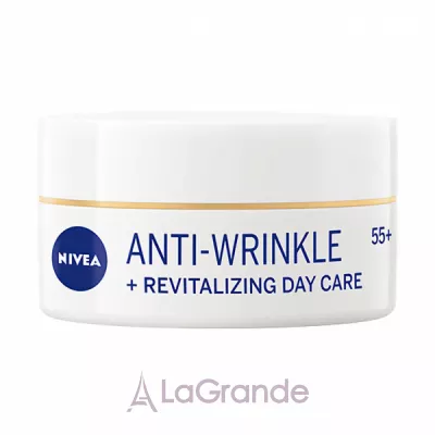 NIVEA Anti-Wrinkle + Revitalising Day Cream       + , 55+