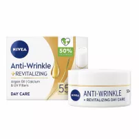 NIVEA Anti-Wrinkle + Revitalising Day Cream ������� ���� ��� ���� ������ ������ + �������������, 55+