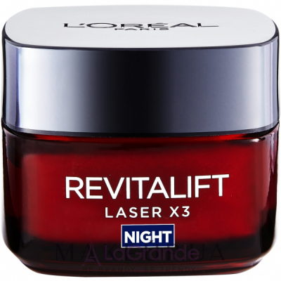 L'Oreal Paris Revitalift Laser 3 Night Cream   -     