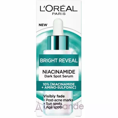 L'Oreal Paris Bright Reveal 10% Niacinamide Dark Spot Serum         