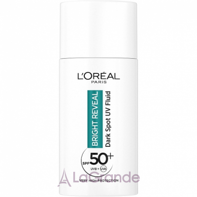 L'Oreal Paris Bright Reveal Dark Spot UV Fluid SPF 50+       ,    SPF 50+