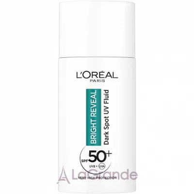 L'Oreal Paris Bright Reveal Dark Spot UV Fluid SPF 50+       ,    SPF 50+