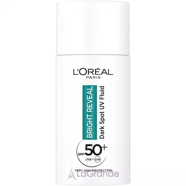 L'Oreal Paris Bright Reveal Dark Spot UV Fluid SPF 50+ ����� ��� ���� ���� ������ ���������� �����, � �������� ������ SPF 50+
