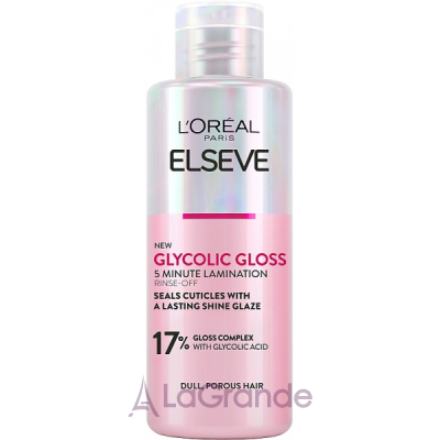 LOreal Paris Elseve Glycolic Gloss Lamination Treatment 5 Min with Glycolic Acid -   ,      