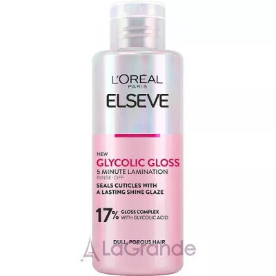 LOreal Paris Elseve Glycolic Gloss Lamination Treatment 5 Min with Glycolic Acid -   ,      