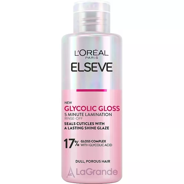 L�Oreal Paris Elseve Glycolic Gloss Lamination Treatment 5 Min with Glycolic Acid ����-����� � �������� ���������, ��� �������� ������ � �������� �����