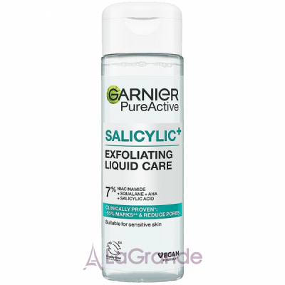 Garnier Pure Active Salicylic Exfoliating Liquid Care -            