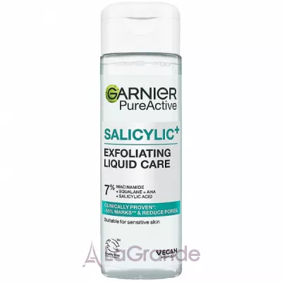 Garnier Pure Active Salicylic Exfoliating Liquid Care -            