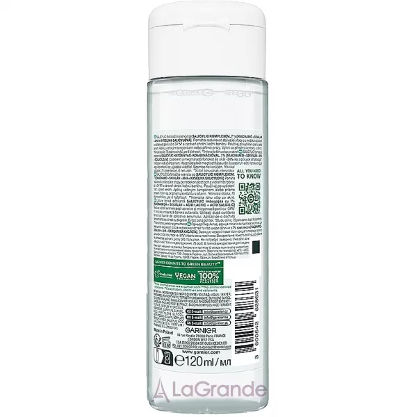 Garnier Pure Active Salicylic Exfoliating Liquid Care �������-���� �� ���������� �������� ��� ��������� �������� ���� ��������������� �� ��� ���� �������