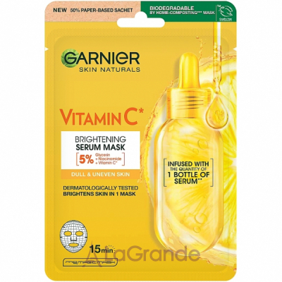 Garnier Skin Naturals Vitamin C Brightening Serum Mask       