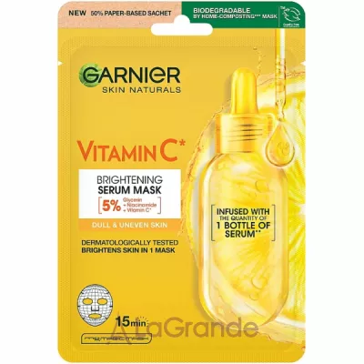 Garnier Skin Naturals Vitamin C Brightening Serum Mask       