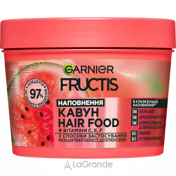 Garnier Fructis Hair Food Watermelon Mask ����� 3 � 1 