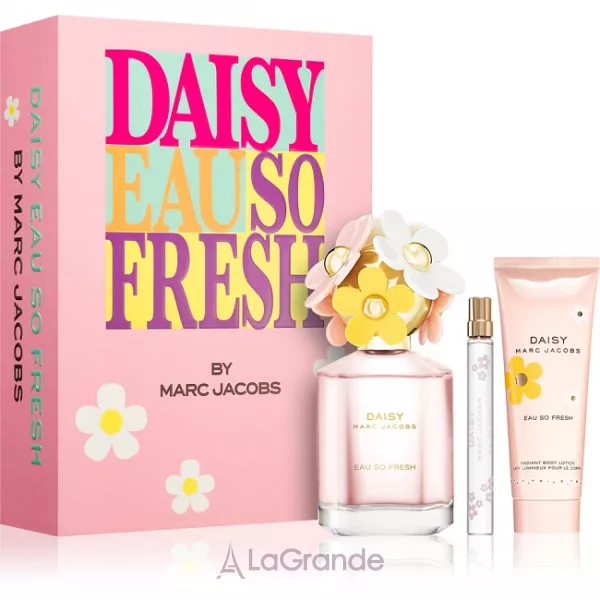 Marc Jacobs Daisy Eau So Fresh ����� (��������� ���� 125 �� + ������ ��� ���� 75 �� + ��������� ���� 10 ��)