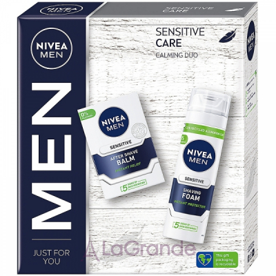 NIVEA MEN Sensitive Care 2024   (foam/200ml + af/sh/bl/100ml)