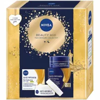 NIVEA Beauty Age 2024 ����� ��� ���� �� ������ (d/cr/50ml + n/cr/50ml)