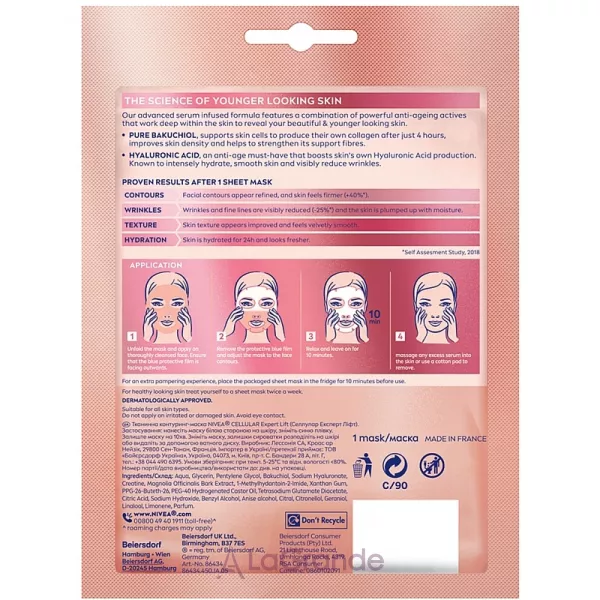 NIVEA Cellular Expert Lift Sculpting Sheet-Mask �������� ���������-�����