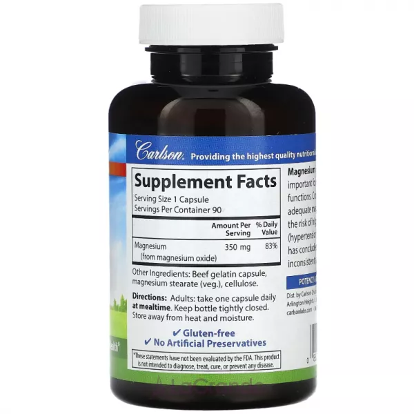 Carlson Magnesium 350 mg ������ 350 ��