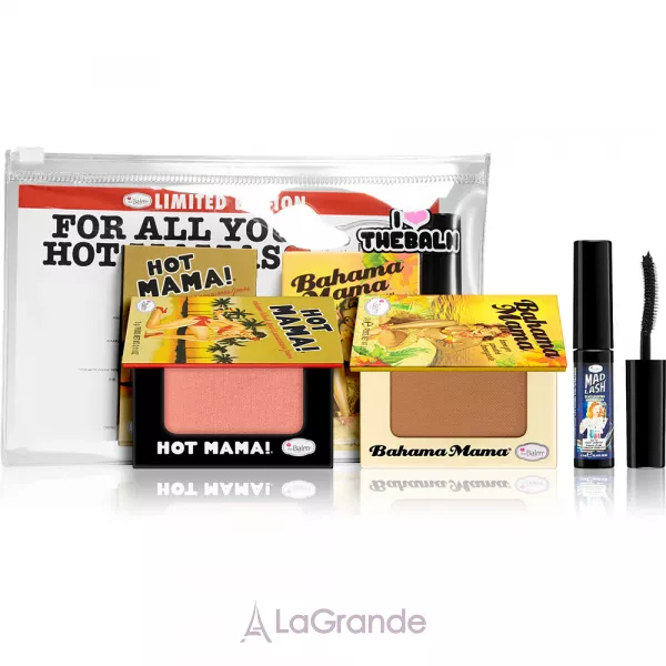 theBalm For All You Hot Mamas Kit ���� ��� ������ ������� (���-���'���, 7 � + �����-�������, 7.8 � + ��� ��� �� Black, 4.5 ��)