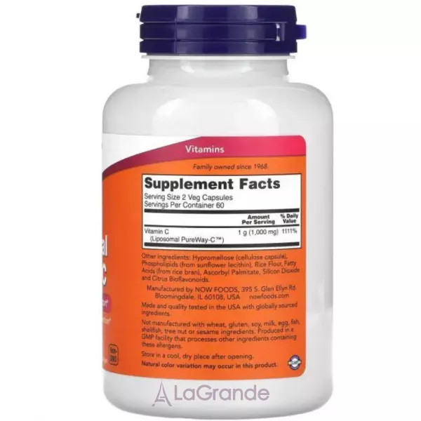 Now Foods Liposomal Vitamin C ˳����������� ³���� �